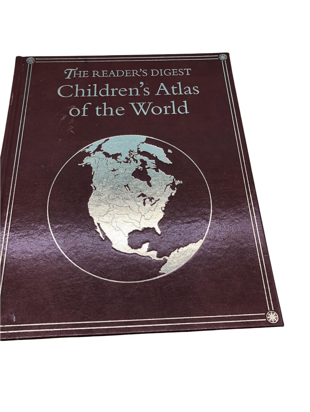 The Reader's Digest Children's Atlas Of The World Illustrated Brown Large HC
